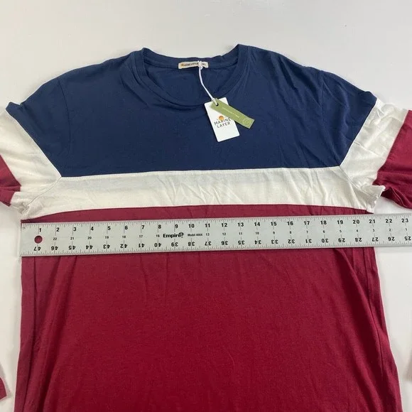 Marine Layer Men's Jacob Pieced Long Sleeve Crew Neck Shirt Size M/L Med Large - Picture 7 of 10